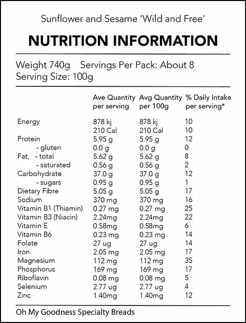 OMGoodness Sunflower + Sesame