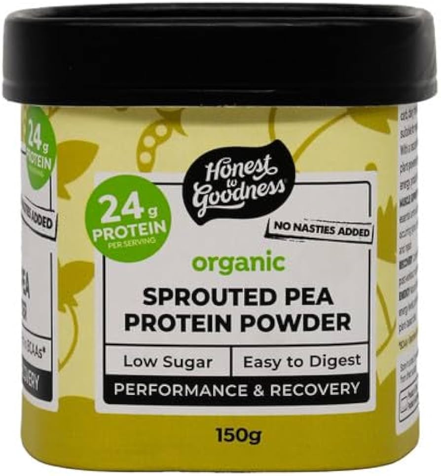 Honest to Goodness Organic Sprouted Pea Protein Powder 150g