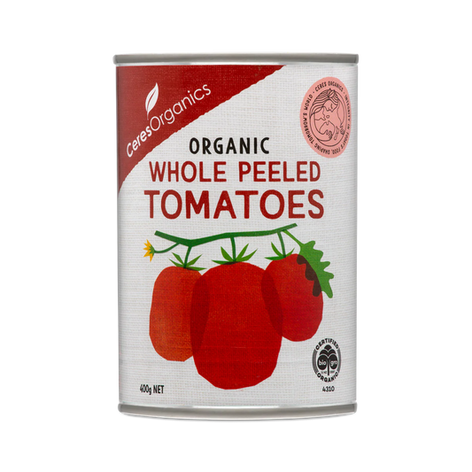 Ceres Organics Whole Peeled Tomatoes 400g