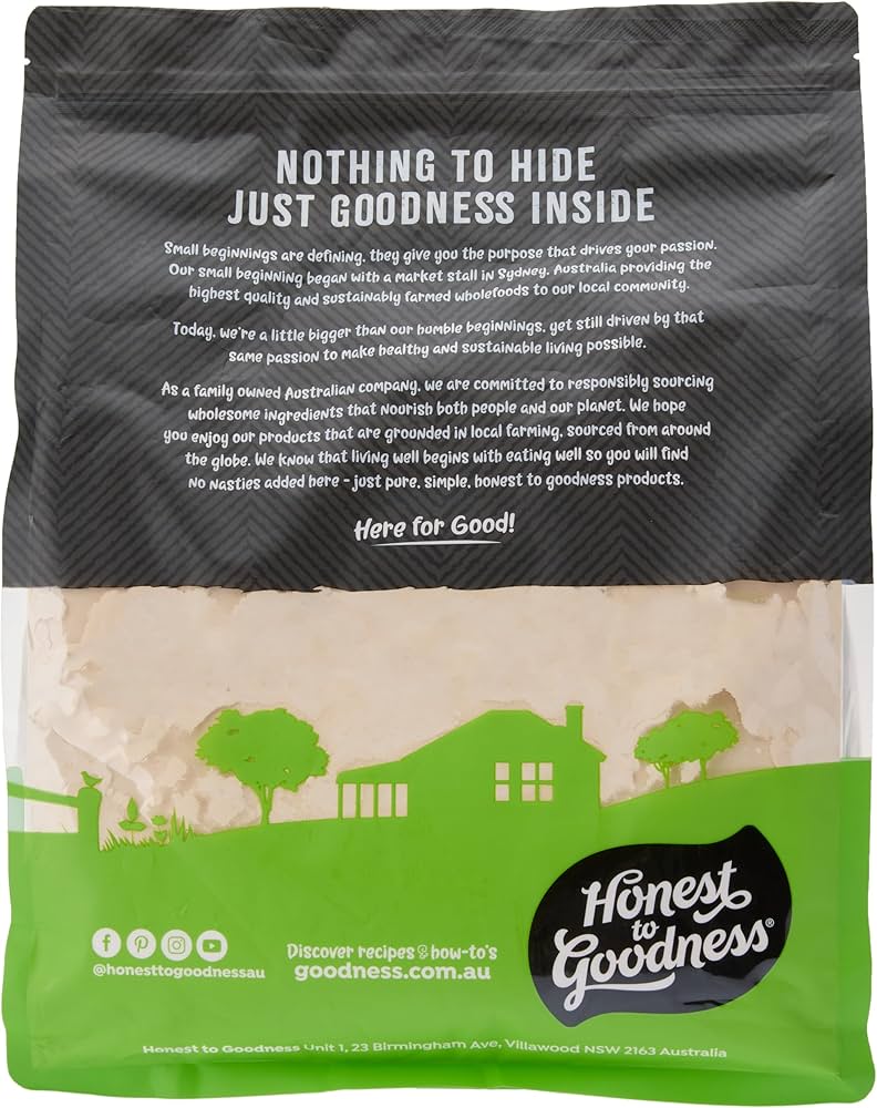 Honest to Goodness Organic Sprouted Pea Protein Powder 750g