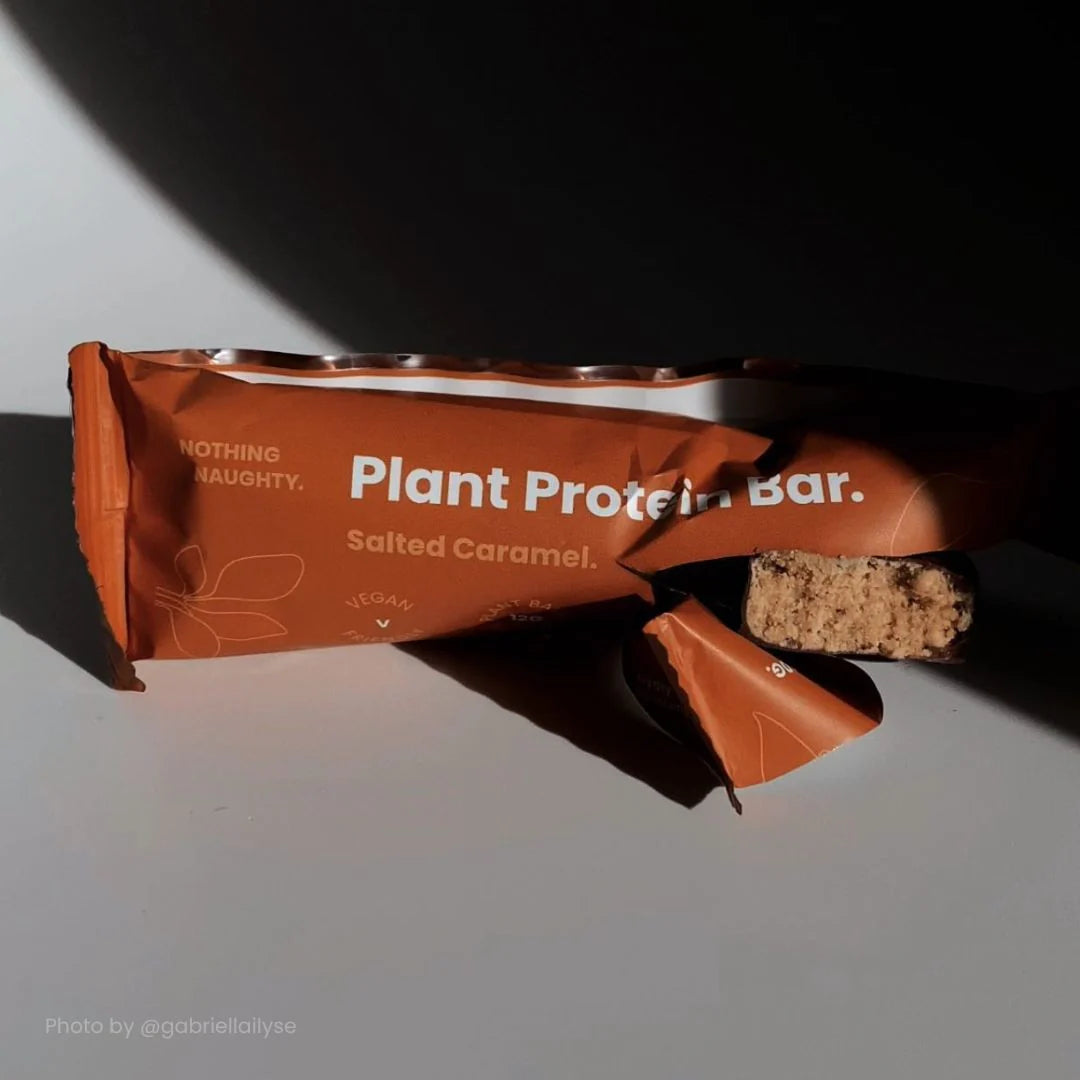 Nothing Naughty Plant Protein Bar Salted Caramel