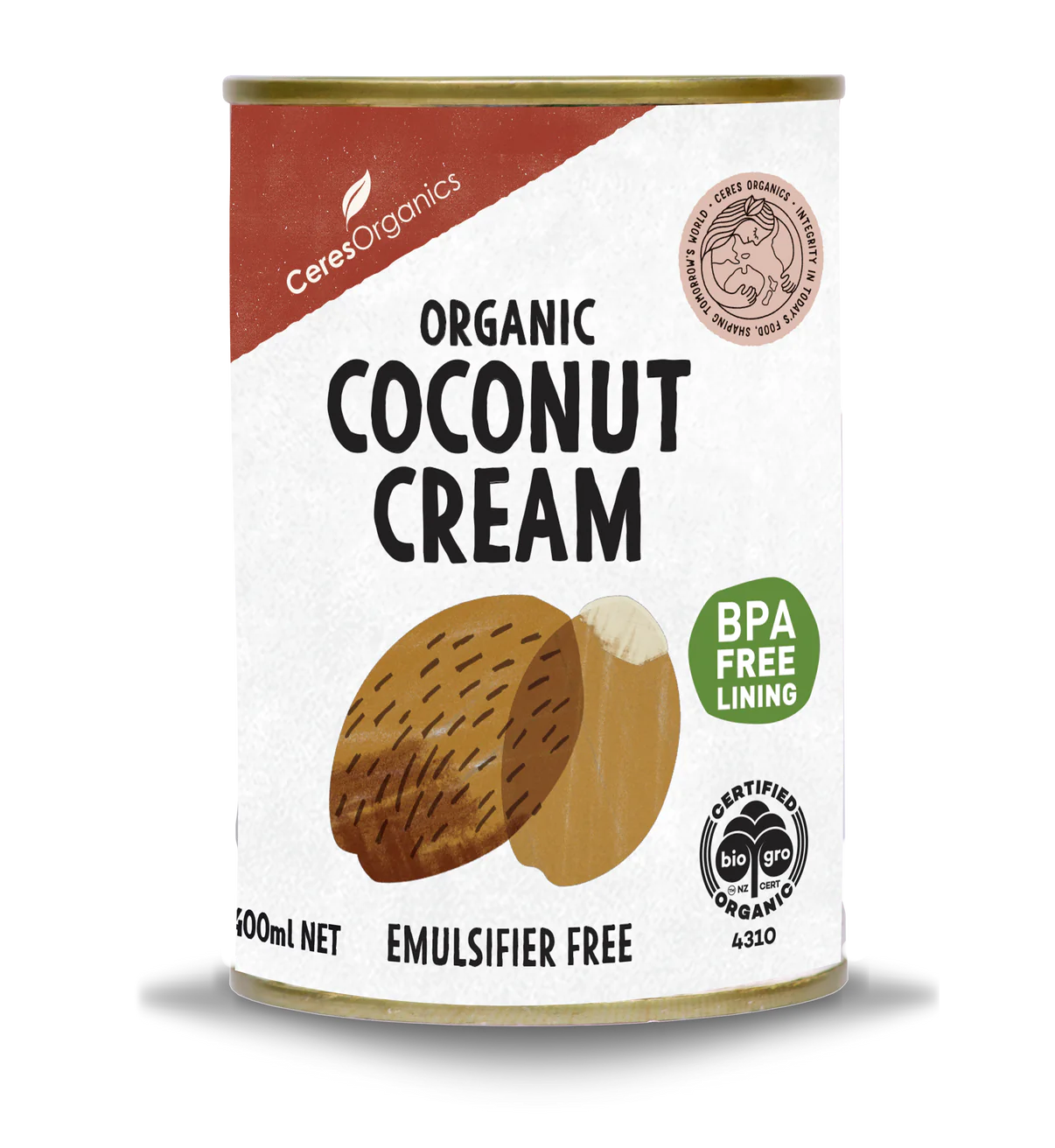 Ceres Organics Coconut Cream 400mL