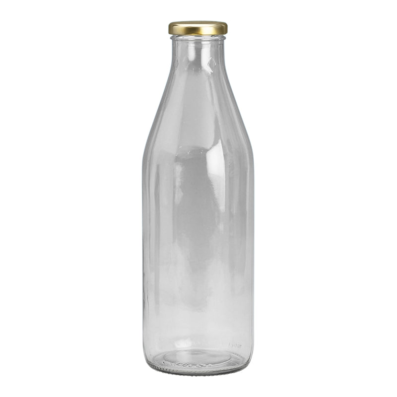 Clear Glass Bottle 1L