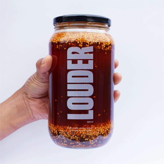 Louder Chilli Oil 880mL Fam Jar