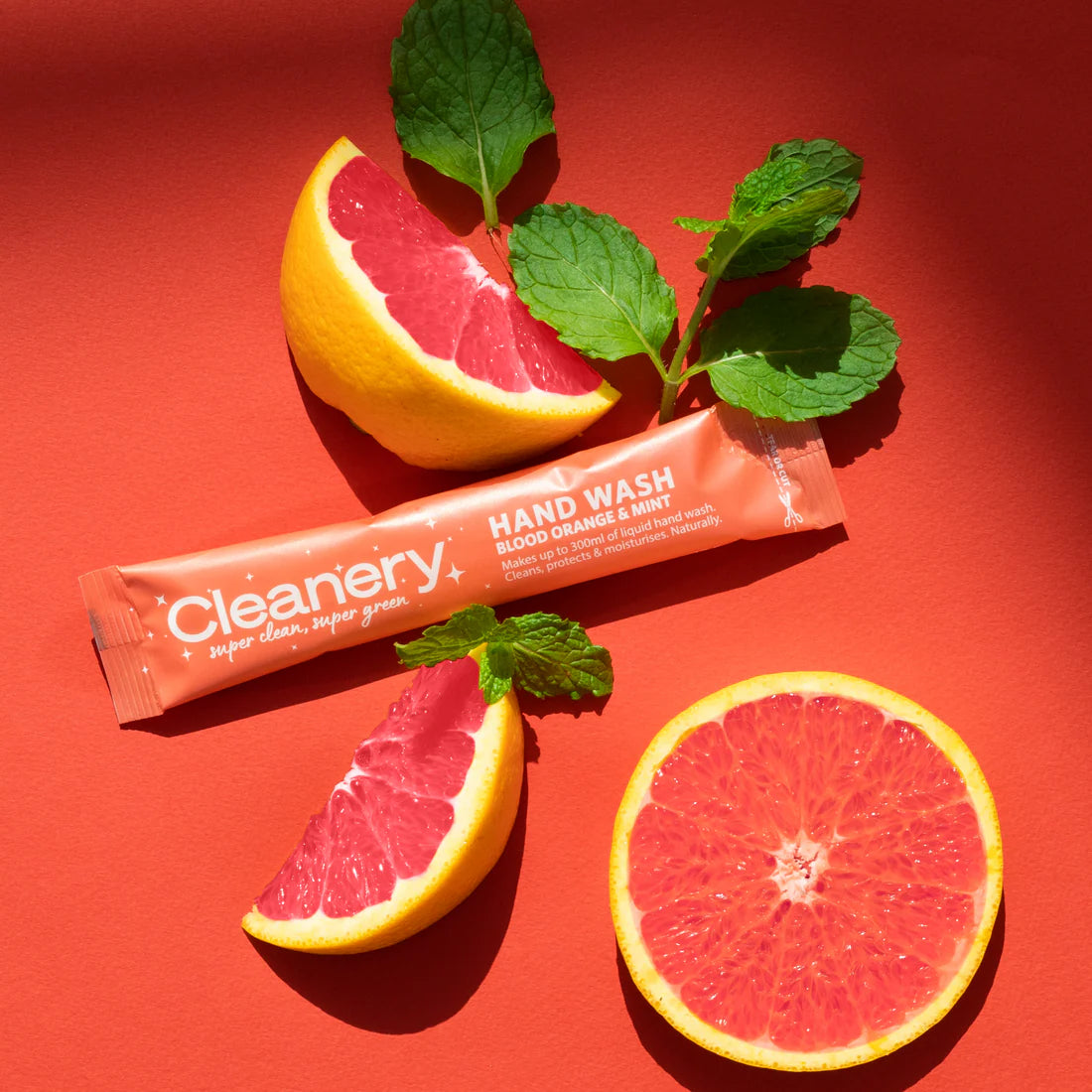 Cleanery Liquid Hand Wash Refill - Blood Orange & Mint