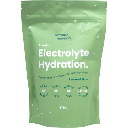 Nothing Naughty Electrolyte Hydration Lemon Lime 515g