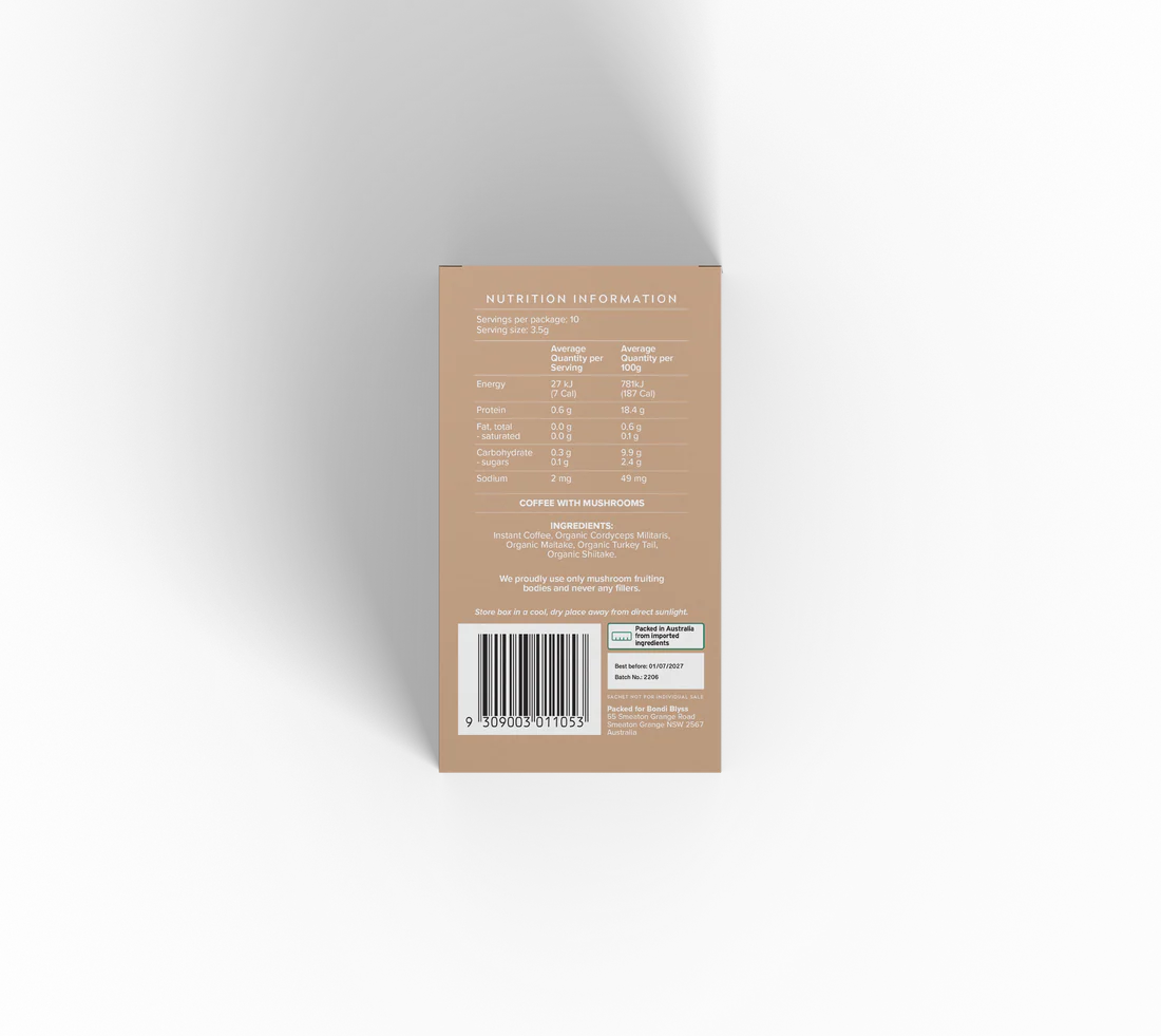 Bondi Blyss Mushroom Powered Premium Coffee