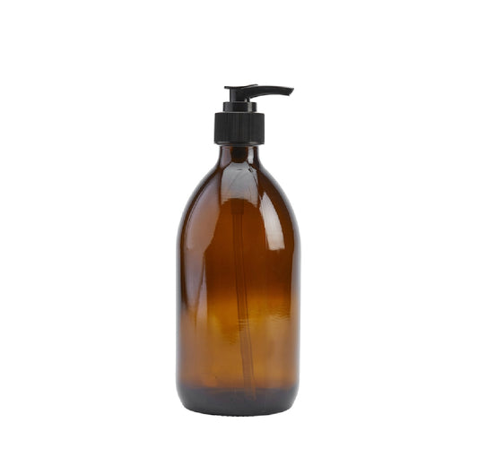 500mL Amber Pump Bottle