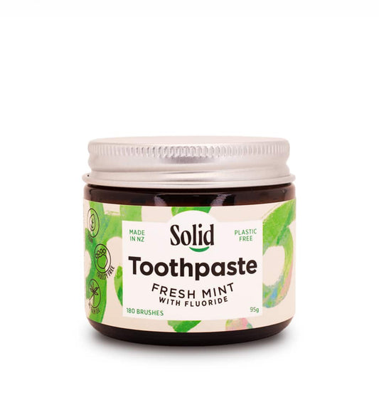 Solid Fluoride Toothpaste - Fresh Mint