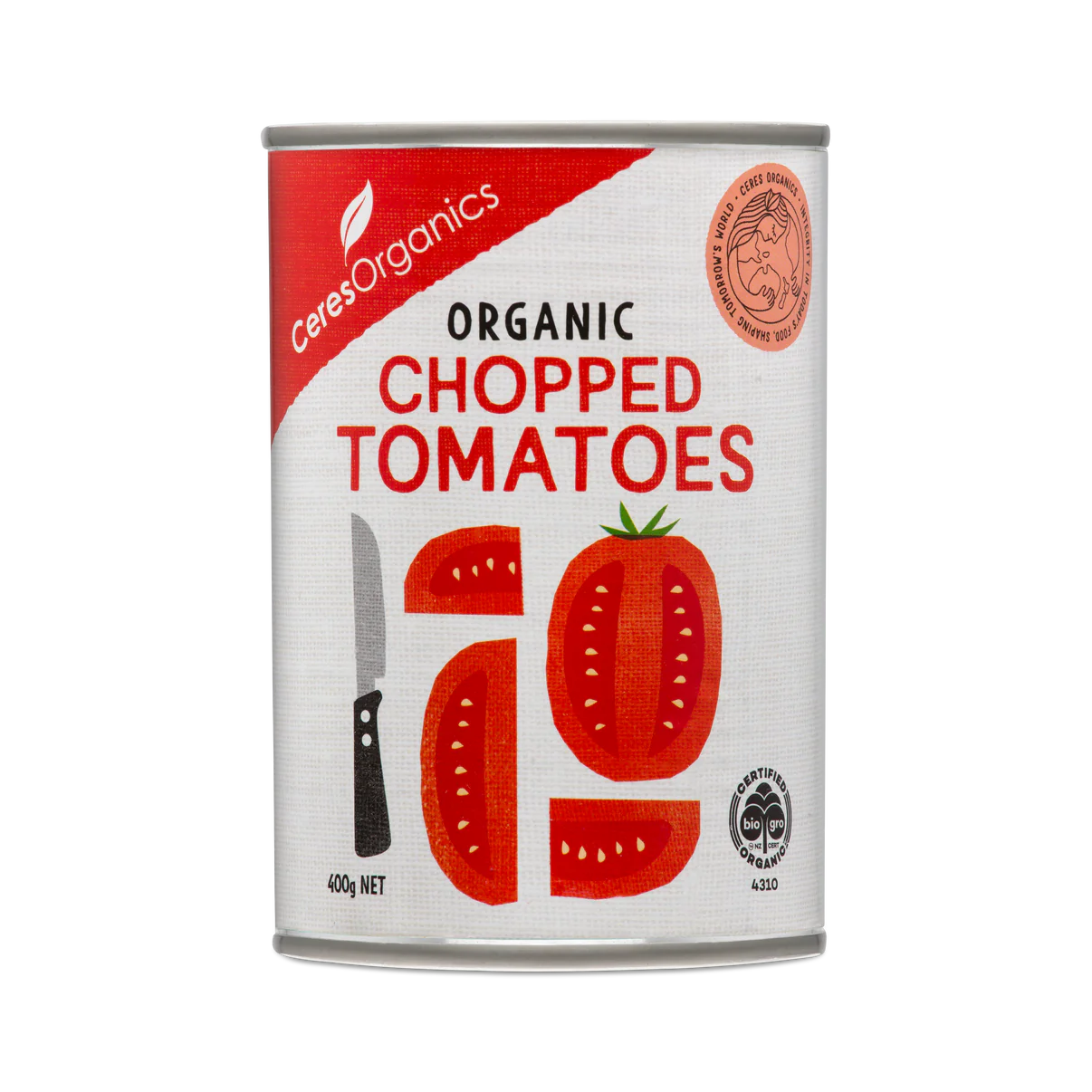 Ceres Organics Chopped Tomatoes 400g