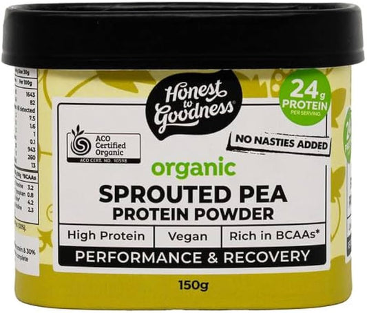 Honest to Goodness Organic Sprouted Pea Protein Powder 150g