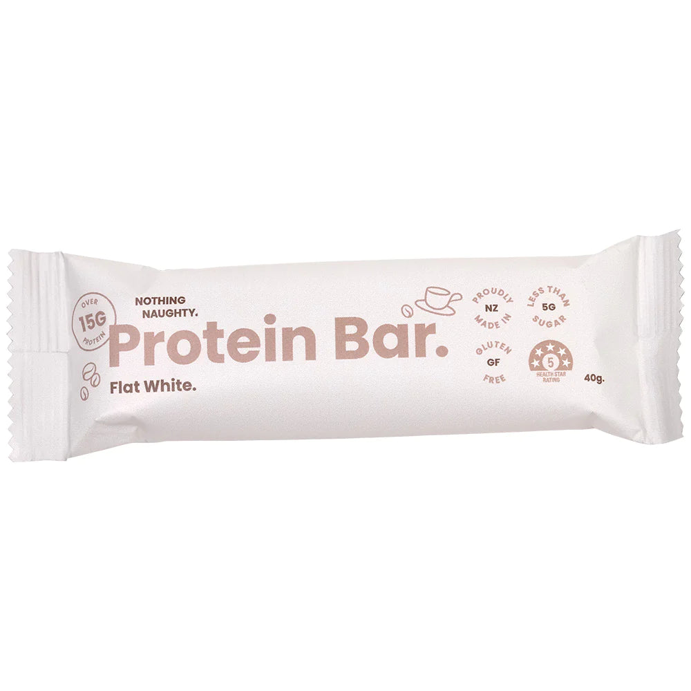 Nothing Naughty Protein Bar Flat White