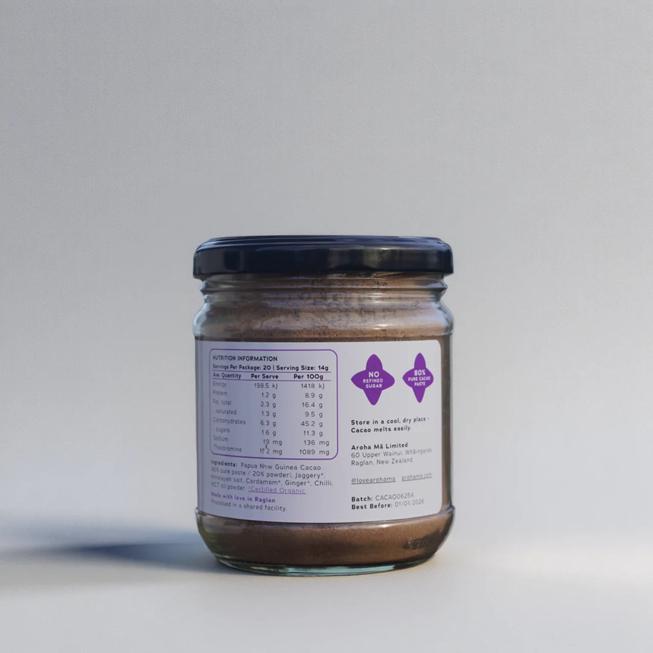 Aroha Ma Spicy Cacao 280g