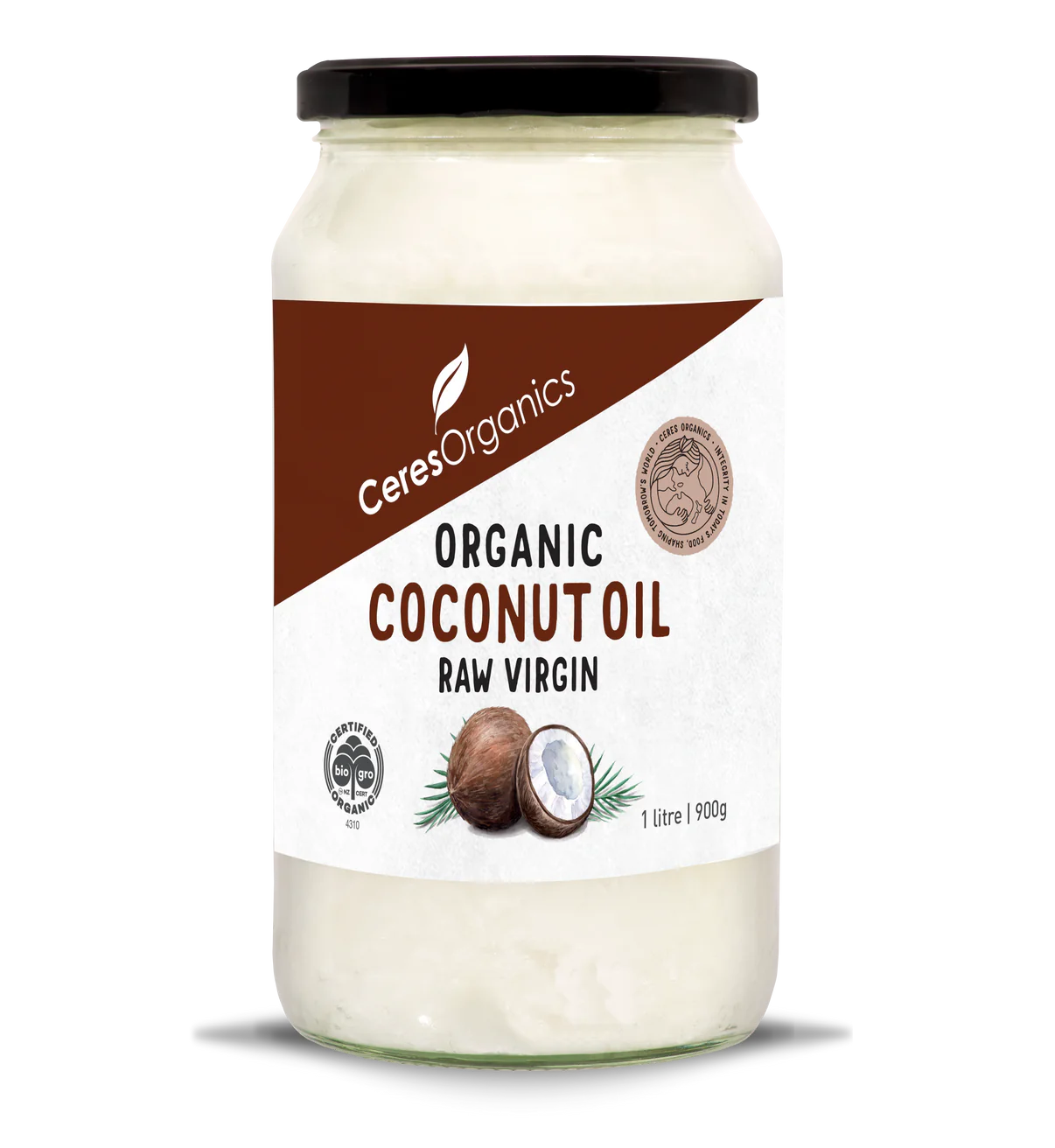 Ceres Organics Raw Virgin Coconut Oil 1L