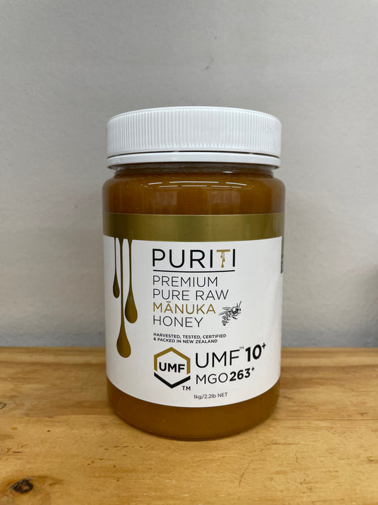 Puriti Premium Pure Raw Manuka Honey UMF 10+ MGO 263+